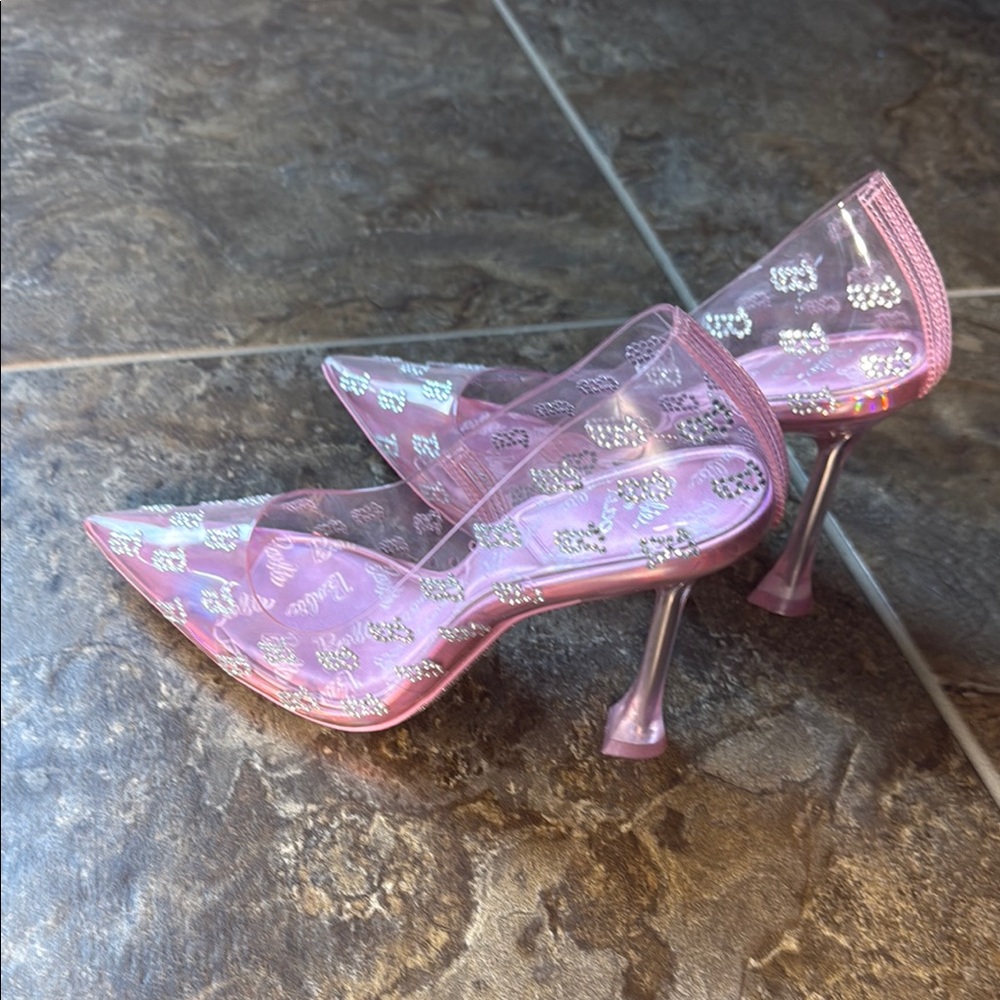 Aldo x Barbie Rhinestone Pink Heels